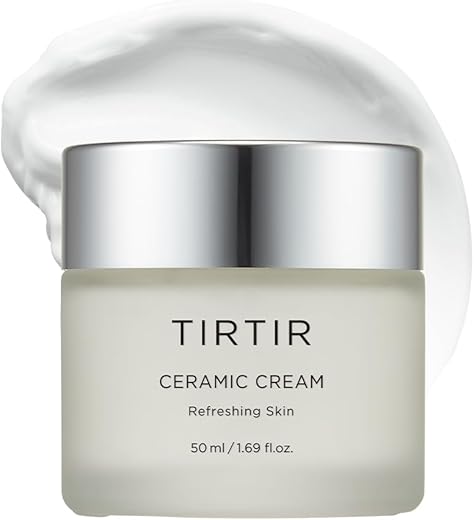 Creme Hidratante TIRTIR Natural com Ceramidas para Pele Hidratada e Radiante – Manteiga de Karité, Extrato de Centella Asiatica – Nutritivo, Ideal para Pele Seca (50ml / 1,69 fl.oz.)