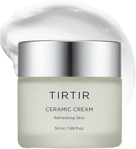 Creme Hidratante TIRTIR Natural com Ceramidas para Pele Hidratada e Radiante – Manteiga de Karité, Extrato de Centella Asiatica – Nutritivo, Ideal para Pele Seca (50ml / 1,69 fl.oz.)