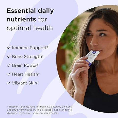 Bioactive Multi – Multivitamínico Líquido para Homens e Mulheres – Vitamina Diária para Cérebro, Coração, Imunidade, Energia, Pele e Cabelo – Absorção Máxima – 30 Gel - Healthycell