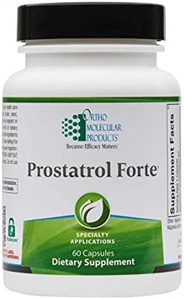 Ortho Molecular Products - 5A Prostatrol Forte 60ct – Fórmula Avançada para Saúde da Próstata – 60 cápsulas