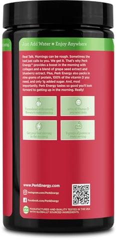 Energy – Chocolate Quente Mexicano Original 20 Porções – Sem Glúten – Marca Perk Energy - Perk