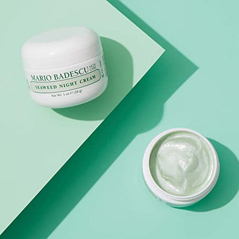 Creme Noturno Mario Badescu para o Rosto, Ultra-Rico em Antienvelhecimento, Infundido com Vitaminas, Minerais e Antioxidantes – 50g