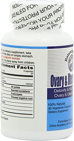Balanceuticals - Ovary: Fórmula Avançada para Equilíbrio Hormonal e Bem-Estar Feminino – 60 Cápsulas
