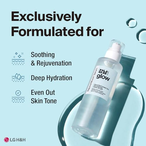 GANGNAM GLOW - Rejunol Mucin Serum 100ml – 97% Soro de Mucina de Caracol I Pantenol I Niacinamida I Cuidados com a Pele I Esfoliante Facial I Hidratante Facial