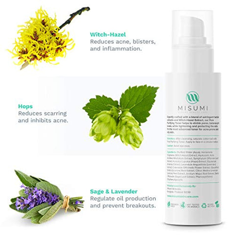 MISUMI - Tônico Purificante para o Rosto – Marca: Máxima Limpeza Facial – 100ml