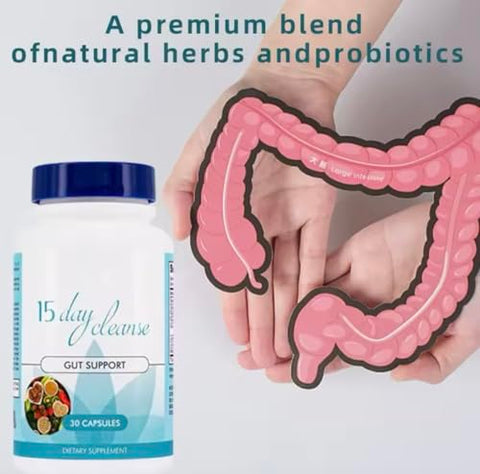 JoyfulExist - Cápsula Detox de Limpeza Intestinal, Limpa os Intestinos e o Cólon para Apoiar Mulheres e Homens, Auxilia a Digestão em 30 Cápsulas (2)