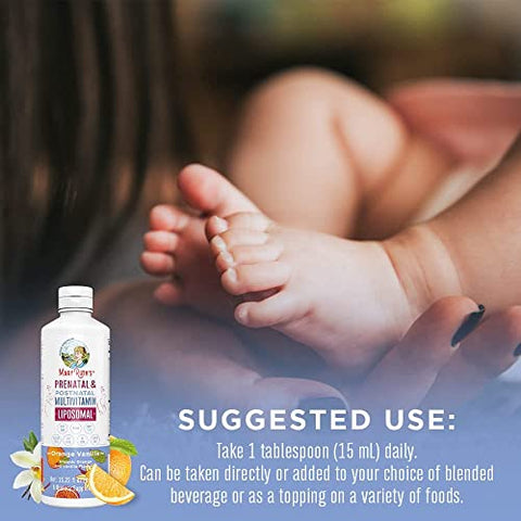 MaryRuth Organics - MaryRuth’s Prenatal: Suplemento Vitamínico para Gestantes – Fórmula Especializada com Nutrientes Essenciais – 60 Cápsulas