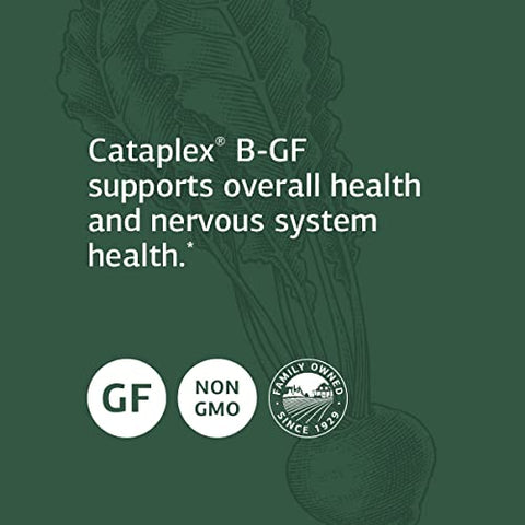 Standard Process Inc. - Standard Process Cataplex B GF – Fórmula de Alimentos Integrais Livre de Glúten com Niacina, Vitamina B6, Tiamina e Inositol, Suporta a Saúde Metabólica, Cardiovascular e do Sistema Nervoso – 60 cápsulas