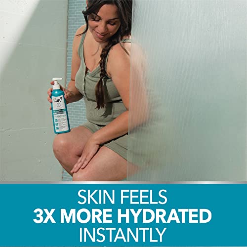 Hydra Therapy Loção de Banho, Hidratante para Pele Seca ou Extra-Seca, com Complexo Avançado de Ceramidas, para Retenção Ótima de Umidade, 12 Ounce (355 ml) - Curel
