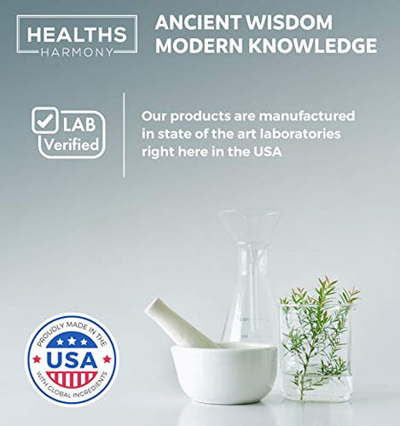 Healths Harmony - Pílulas Naturais Diuréticas (Fornecimento de 2 Meses) Alívio de Inchaço, Retenção de Líquidos, Perda de Peso – Dente-de-leão, Potássio