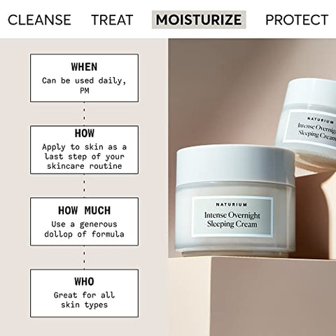 Creme Noturno Intenso Hidratante para Dormir – 50g - Naturium