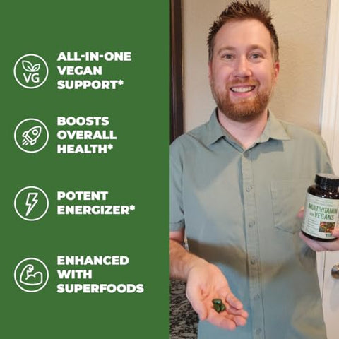 Vimerson Health - Multivitamínicos Veganos para Mulheres – Marca X, Nutrição Completa em Cápsulas