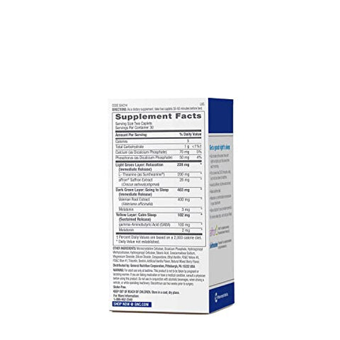 Tri-Sleep – 60 Caplets (30 Porções) | Nutrição Preventiva | Melhora do Sono | Marca GNC - GNC