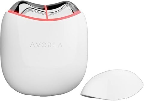 Avorla - LED Gua Sha Facial Tool com Calor e Microcorrente, Dispositivo Tonificador de Pele, Terapia de Luz para Anti-Envelhecimento/Anti-Rugas, Lifting Facial, Redução de Inchaço nos Olhos/Rosto, Pele Firme