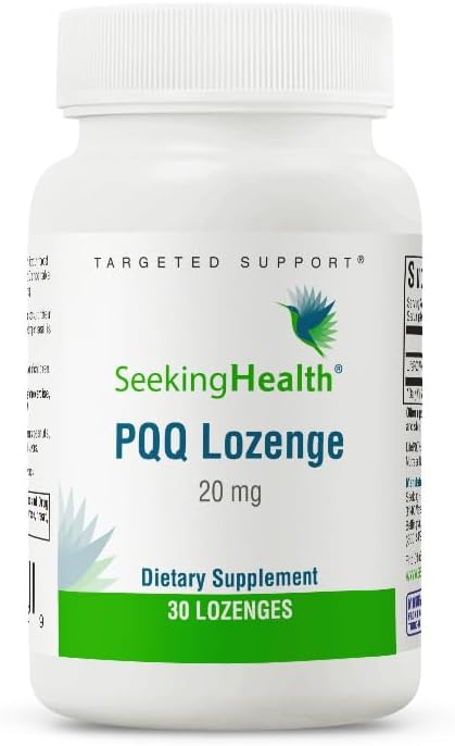 PQQ Lozenge – Suporte Energético | 60 comprimidos | 20mg PQQ | Antioxidante Potente - Seeking Health