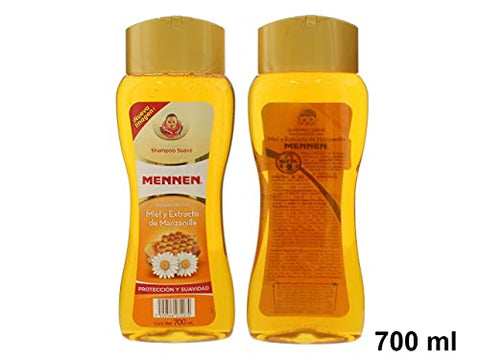 Shampoo Mennen para bebê com Néctar de Mel e Camomila – Suave e Hidratante (250ml)