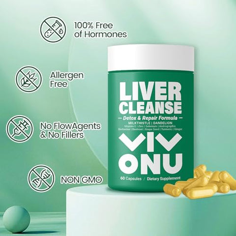 VivoNu - Silymarin de Cardo Mariano: Benefícios para o Fígado em Cápsulas 500mg