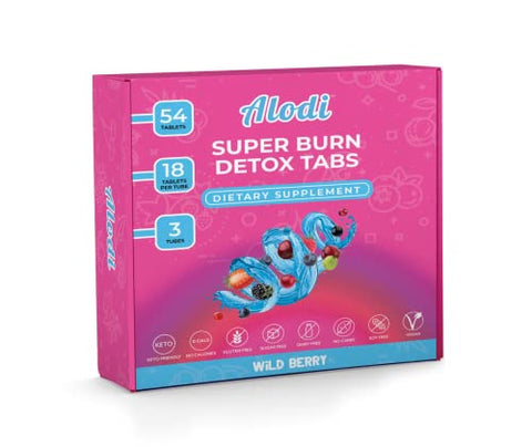 Super Fat-Burning Tablets Dissolvíveis Ingredientes Naturais, Keto Friendly, 0 Calorias, Sem Glúten - Alodi