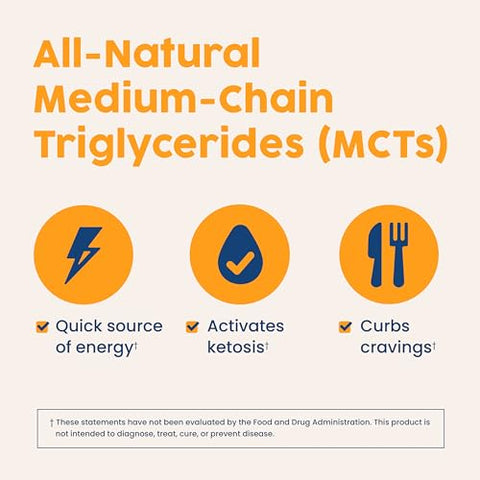 Suplemento em Pó de Óleo MCT NativePath – Pó de MCT sem Sabor com C8 MCTs Amigáveis ao Keto. Livre de Laticínios, Glúten e GMOs, 25 Porções