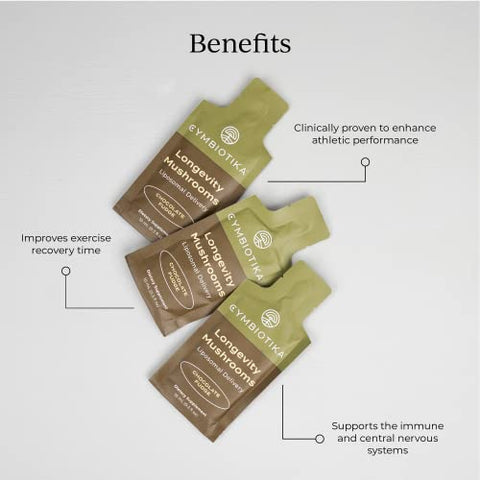 Suplemento Liposomal de Cogumelos com Lion’s Mane, Turkey Tail, Vitaminas B e Cordyceps – Potencialize sua saúde com os benefícios dos cogumelos - CYMBIOTIKA