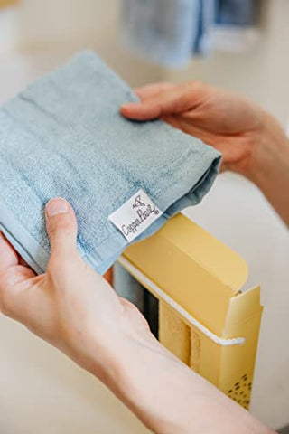 6 Toalhas de Banho para Bebê Ultra Macias Premium Grandes Piper 11″ x 11″ – Marca Copper Pearl - Copper Pearl