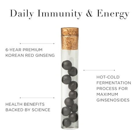 Qi ALCHEMY - Red Ginseng Pérolas Herbais [70 Unidades] Imunidade Diária – Marca Red Ginseng