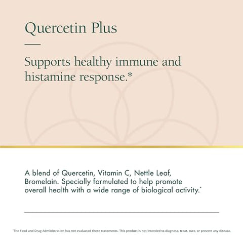 Quercetin Plus – Modula Resposta Imune e Histamínica Saudável – Com Bromelina, Vitamina C e Folha de Urtiga - Natura Health Products