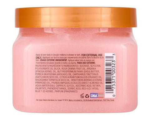 Scrub de Açúcar de Shea Marroquina, 18oz (532ml), Esfoliante e Hidratante Ultra Nutritivo para Cuidados Essenciais do Corpo (Pacote com 3) - Tree Hut