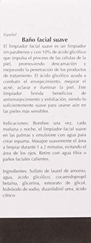 Gentle Facial Wash 8oz (236ml) – Limpador Facial Suave para o Gerenciamento da Idade - GlyMed Plus