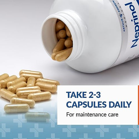 Neprinol AFD – Enzimas Multiblend com Serrapeptase | 60 cápsulas | Fórmula avançada para saúde e bem-estar - Arthur Andrew Medical