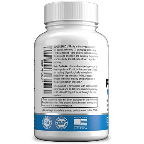 Built by Keto - Keto Probióticos com Prebiótico – Digestivo | Marca: Keto Probióticos