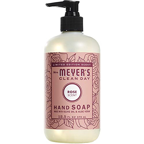 MRS. MEYER'S CLEAN DAY - MRS. MEYER’S CLEAN DAY Sabonete Líquido para as Mãos, Frasco de 12,5 Fl Oz (Pack com 6) (Variedade)