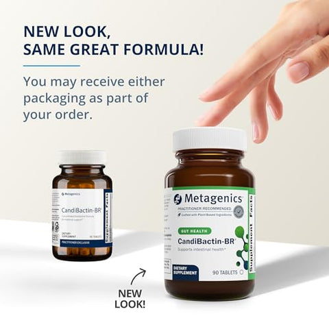 CandiBactin-BR – Berberina Concentrada para Suporte Intestinal – com Berberina, Uva-do-Oregon - Metagenics