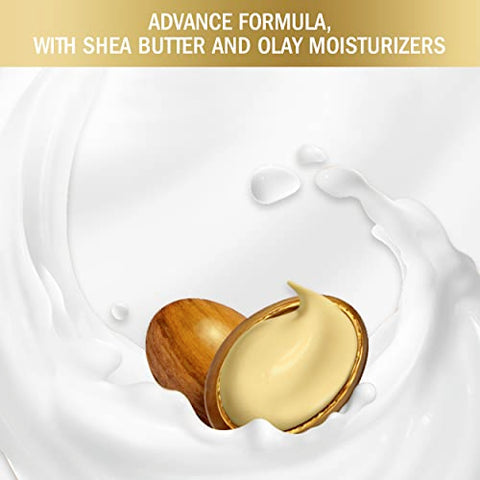 Ultra Rich Moisture Body Wash para Mulheres, Nutrição Profunda, Complexo de Vitamina B3, Comprovado Clinicamente, Fragrância de Manteiga de Karité, 22 fl oz (Pack de 4) - Olay