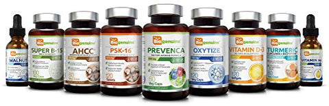 Biogenuine - Oxytize 750 mg 120 Vcaps – Limpeza Suave do Cólon à Base de Oxigênio com Óxido de Magnésio Natural – Favorece a Regularidade do Trato Digestivo Saudável