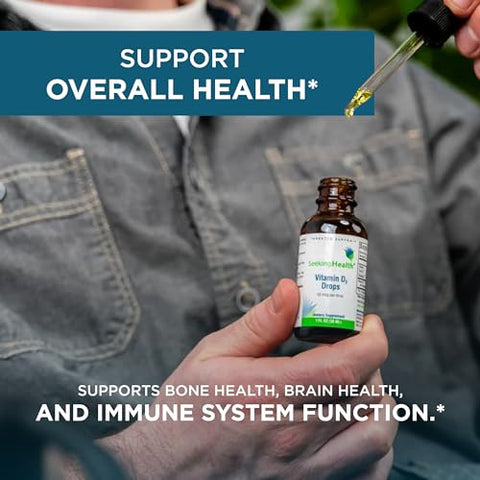 Vitamin D Drops Seeking Health – Saúde Óssea – 30ml