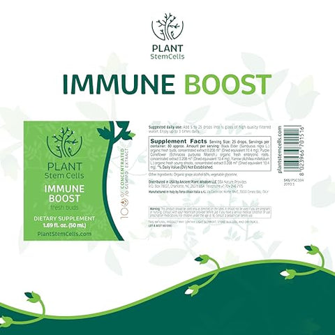 PSC Plant Stem Cells - Impulsionador Imunológico de Células-Tronco Vegetais de Gemoterapia | Sabugueiro Negro, Equinácea | 30ml