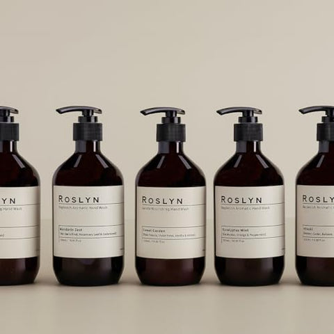 Sabonete Líquido Aromático para as Mãos, Fragrância Hinoki, 100% Vegano, 500ml - ROSLYN