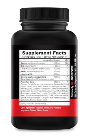 XL Science - Male Matrix XL – Pílulas de Aumento para Homens – Amplie o Tamanho Masculino – Aumente em Comprimento, Engrosse em Circunferência – Aumente até 3 Polegadas em 90 Dias – Multiplicador de Resistência – 60 Comprimidos