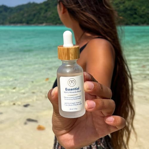 mayu - Mayu Concentrated Ionic Trace Mineral Drops – Rico em Eletrólitos Concentrados: Suplemento de Sódio de Cloreto de Magnésio – Mistura Essencial para Suporte Imunológico – Rico em Nutrientes