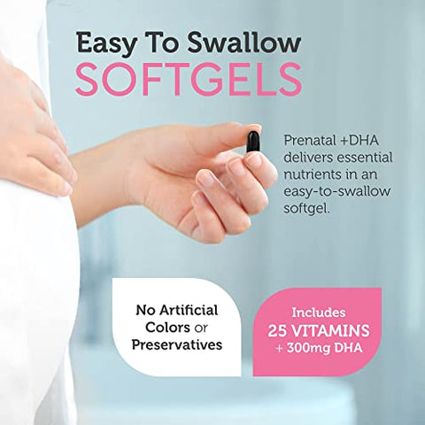 Prenatal Vitamin com DHA – Fórmula Completa para Gestantes - Zahler