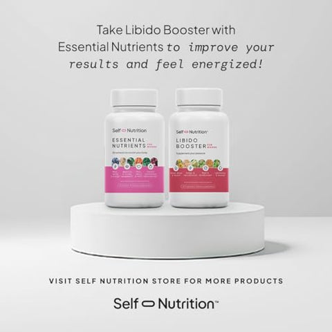 SELF NUTRITION - Libido Booster para Mulheres, Sensibilidade – Aumente seu Desejo com Resultados Incríveis!