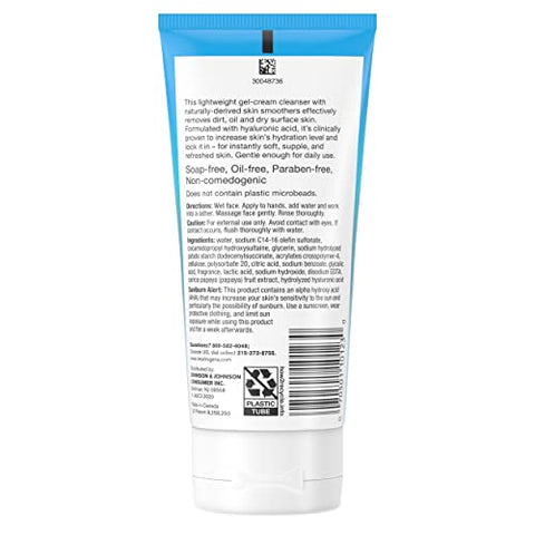 Hydro Boost Sabonete Facial Diário Esfoliante Suave com Ácido Hialurônico, Aumenta a Hidratação da Pele Comprovadamente, Não Comedogênico, Livre de Óleo e Sabão - Neutrogena