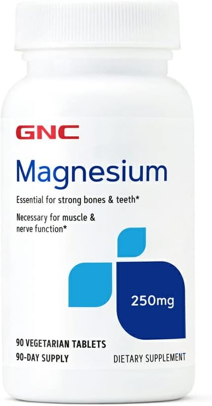 Magnésio 250 MG 90 comprimidos – Benefícios para a saúde e bem-estar - GNC