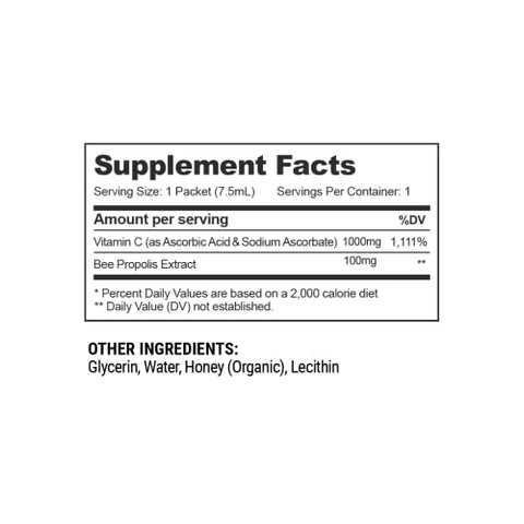 Beekeeper's Naturals - Beekeeper’s Naturals Liposomal de Própolis com Vitamina C – Suporte Imunológico Efetivo e Bio-disponível, 30 Ct