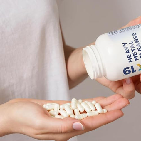 Ultra Human - Detox Pesado de Metais Pesados – Cápsulas de Detox de Zeólita, Energia Natural e Sistema Imunológico, Suporta Detox Diário e pH Ótimo, Cápsulas Alcalinas de Máxima Absorção, Fácil de Tomar (60 Cápsulas)