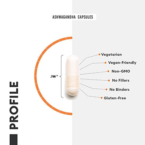 Physician's CHOICE - Ashwagandha Orgânica em Cápsulas – 1950mg de Raiz de Ashwagandha em Pó com Extrato de Pimenta Preta – Suporte ao Estresse e ao Humor – 90 Cápsulas Vegetais – 2 PCK