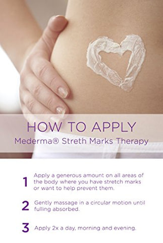 Terapia para Estrias, Hidrata para Prevenir Estrias, Melhora Notável em 4 Semanas, Recomendado por Dermatologistas, Marfim, 150g - Mederma