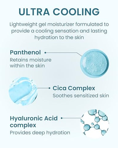 Angel Aqua Cream – Hidratante Facial Leve, Refrescante e Calmante (300ml, Pacote com 2) – Cuidados com a Pele Coreanos, Vegano. Cica, Ácido Hialurônico - ECO BEYOND