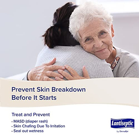 DermaRite - Lantiseptic Moisture Shield – Creme Barreira Protetor para Pele Original – 50% Lanolina – 1 Pote, 340g